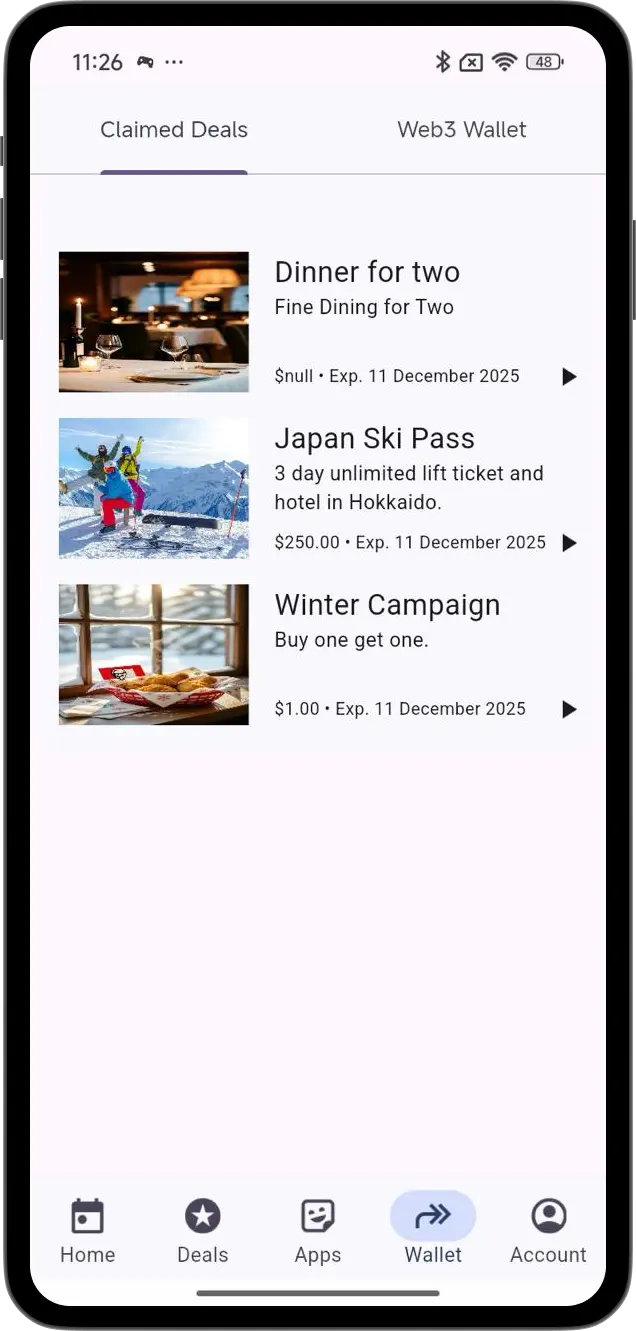 Mobile app screenshot 3